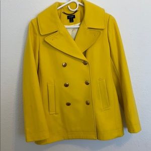 50% off Jcrew yellow jacket
